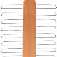 Elegante Portacravatte da Armadio in Legno acciaio