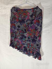 Gonna estiva tg M floreale