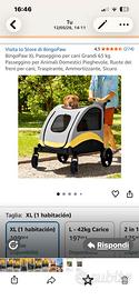 Carrello per cani