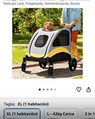 Carrello per cani
