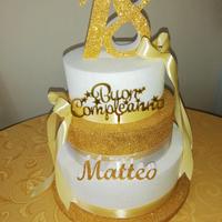 Torta scenografica per festa 18 anni