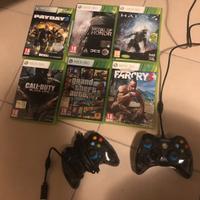 XBox 360 (inclusi giochi) + 2 controller nuovi