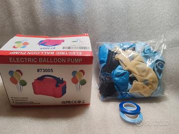 pompa per gonfiare + 200 palloncini , nuovo.
