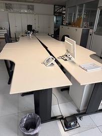 Scrivanie operative modulari ufficio – postazioni
