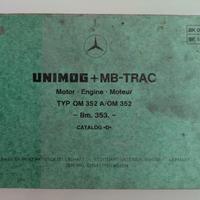 Catalogo parti ricambio motore UNIMOG Mercedes