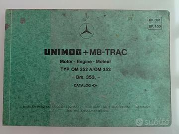 Catalogo parti ricambio motore UNIMOG Mercedes