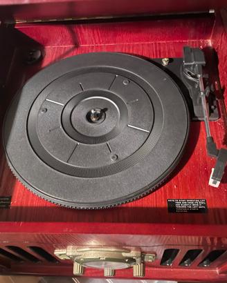 Giradischi integrato con cd e radio