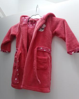 vestaglia pile bambina 12/18 mesi