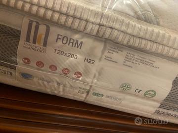 Materassi x2 memory foam una piazza e mezza