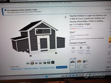 pollaio in legno