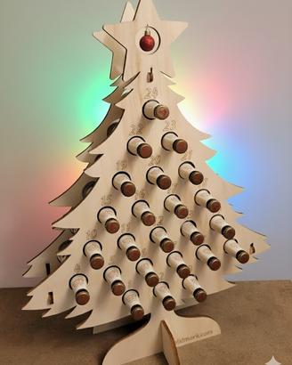 Albero dell'avvento cantinetta birre JINGLE BEERS