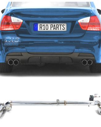 KIT CONVERSIONE SCARICO BMW E90 E91 LOOK M DOPPIO 