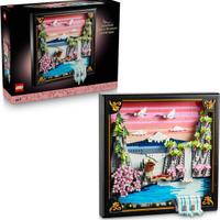 PAESAGGIO GIAPPONESE CON CILIEGI FIORITI