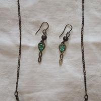 collana+orecchini signore degli anelli
