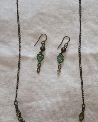 collana+orecchini signore degli anelli
