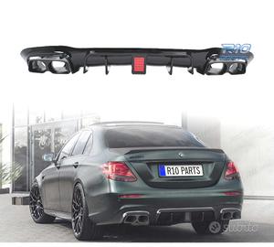 DIFFUSORE MERCEDES W213 16-23 LOOK BRABUS NERO LUC