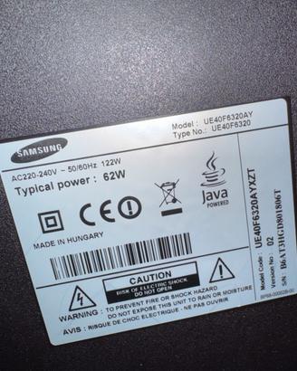Tv Samsung  40 pollici