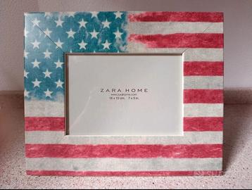 Cornice Zara Home-stampa bandiera americana