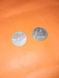 Lotto 4 monete  Italiane 10 e 100 Lire