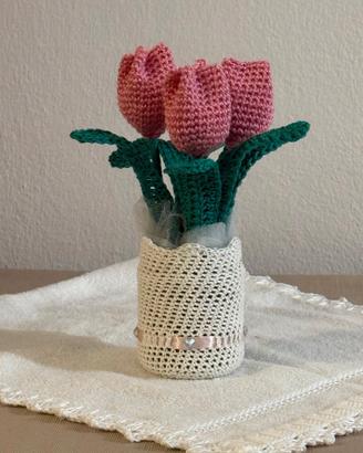 Fiori uncinetto fatti a mano