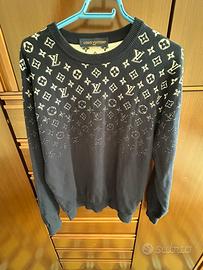 Maglione Louis Vuitton blu monogram gradient