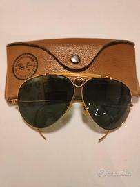 Ray‑Ban Aviator vintage B&L USA originali – con cu