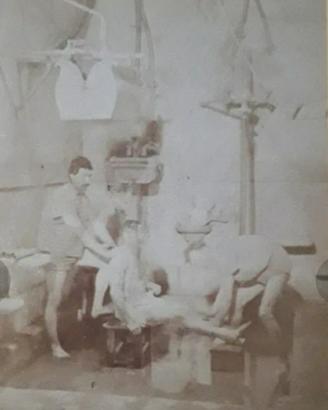 Fotografia antica all'albumina 1870 c.