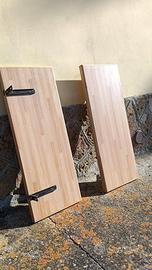Coppia mensole 35x90 cm