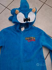 Tuta Sonic the hedgehog 8-10 anni
