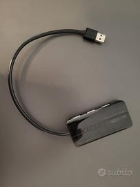 Adattatore UGREEN USB 3.0 + Hub 3 Porte + LAN Giga