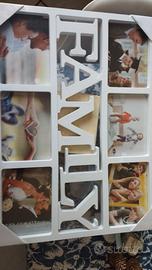 Quadro per inserire foto famiglia