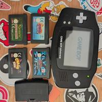 Gameboy Advance Black + 4 Giochi