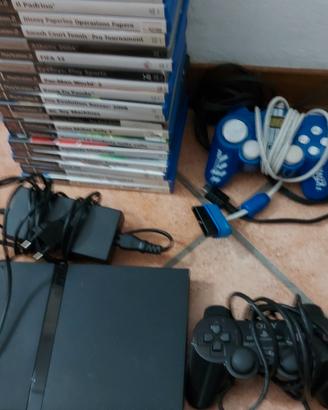 playstation 2 completa con 21 giochi 