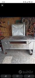 Barbecue professionale in acciaio inossidabile