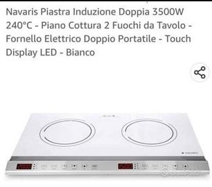 piastra induzione due fuochi bianca - Elettrodomestici In vendita a Milano