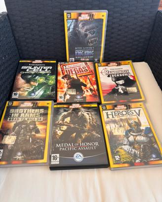 Lotto 8 Giochi PC Azione e Avventura.