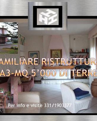 UNIFAMILIARE CL.A3- CON 5'000 MQ di TERRENO