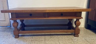 Tavolino da salotto in legno massello