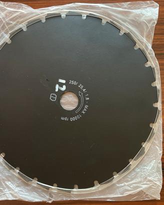 Disco Diamantato Professionale 250mm-NUOVO