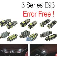 KIT 18 LAMPADE LED INTERNE BMW SERIE 3 E93 CABRIO 