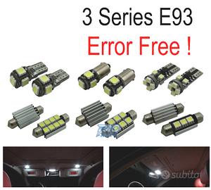 KIT 18 LAMPADE LED INTERNE BMW SERIE 3 E93 CABRIO 