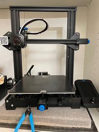 Stampante 3D Ender 3 v2 + filamenti