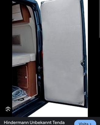 tenda termica portellone posteriore Camper van