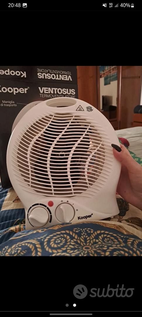 Termoventilatore KOOPER VENTOSUS Caldo-bagno 2000W Scaldino Stufetta  elettrica