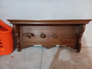 appendiabiti legno antico