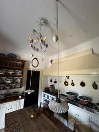 Lampada a sospensione con contrappeso