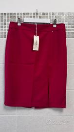 Gonna al ginocchio bordeaux 46 Camomilla nuova