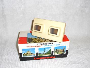 Antico STEREOSCOPIO LESTRADE SIMPLEX Vintage