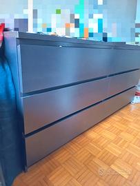 Comò/cassettiera Ikea Malm 6 cassetti 