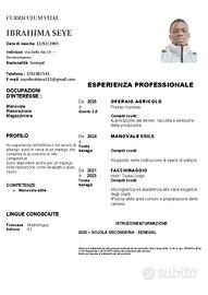 Manovale - Facchinaggio - Lavapiatti